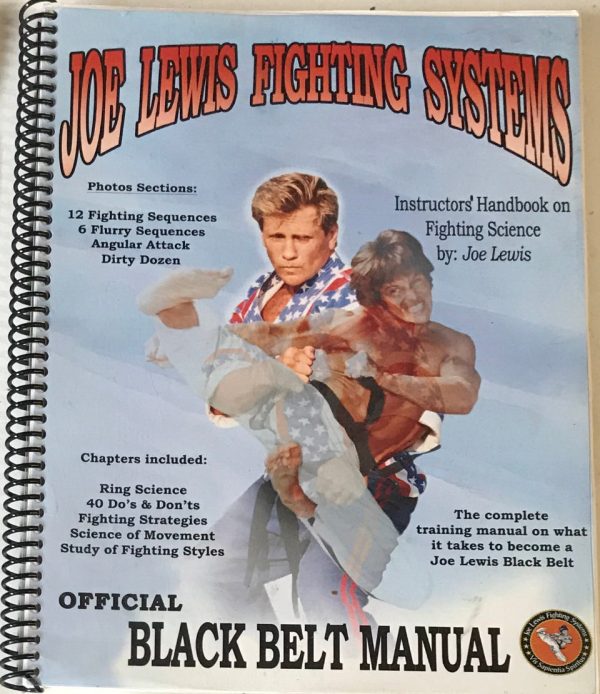 Joe Lewis Fighting Systems Book Black Belt Manual (Preowned) Fashion