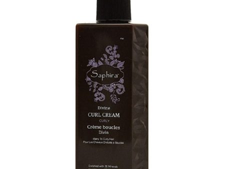 Garbanų formavimo kremas Saphira Divine Curl Cream SAFMCC2 su Negyvosios jūros mineralais 250 ml +dovana Online Hot Sale