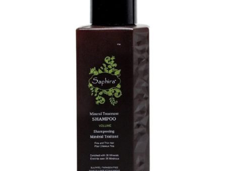 Apimties suteikiantis šampūnas plaukams Saphira Mineral Treatment Volume Shampoo SAFMTS1 90 ml +dovana Previa plaukų priemonė Supply