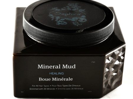 Kaukė-mineralinis purvas plaukams Saphira Mineral Mud SAFMM3 su Negyvosios jūros mineralais 500 ml +dovana Previa plaukų priemonė Fashion