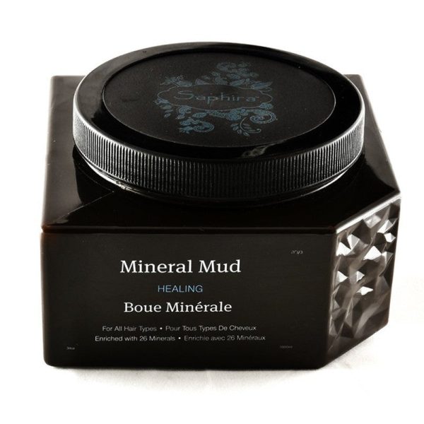 Kaukė-mineralinis purvas plaukams Saphira Mineral Mud SAFMM3 su Negyvosios jūros mineralais 500 ml +dovana Previa plaukų priemonė Fashion