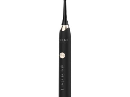 Įkraunamas, elektrinis, garsinis dantų šepetėlis OSOM Oral Care Sonic Toothbrush Black OSOMORALT7BL, juodos spalvos, IPX7 For Sale